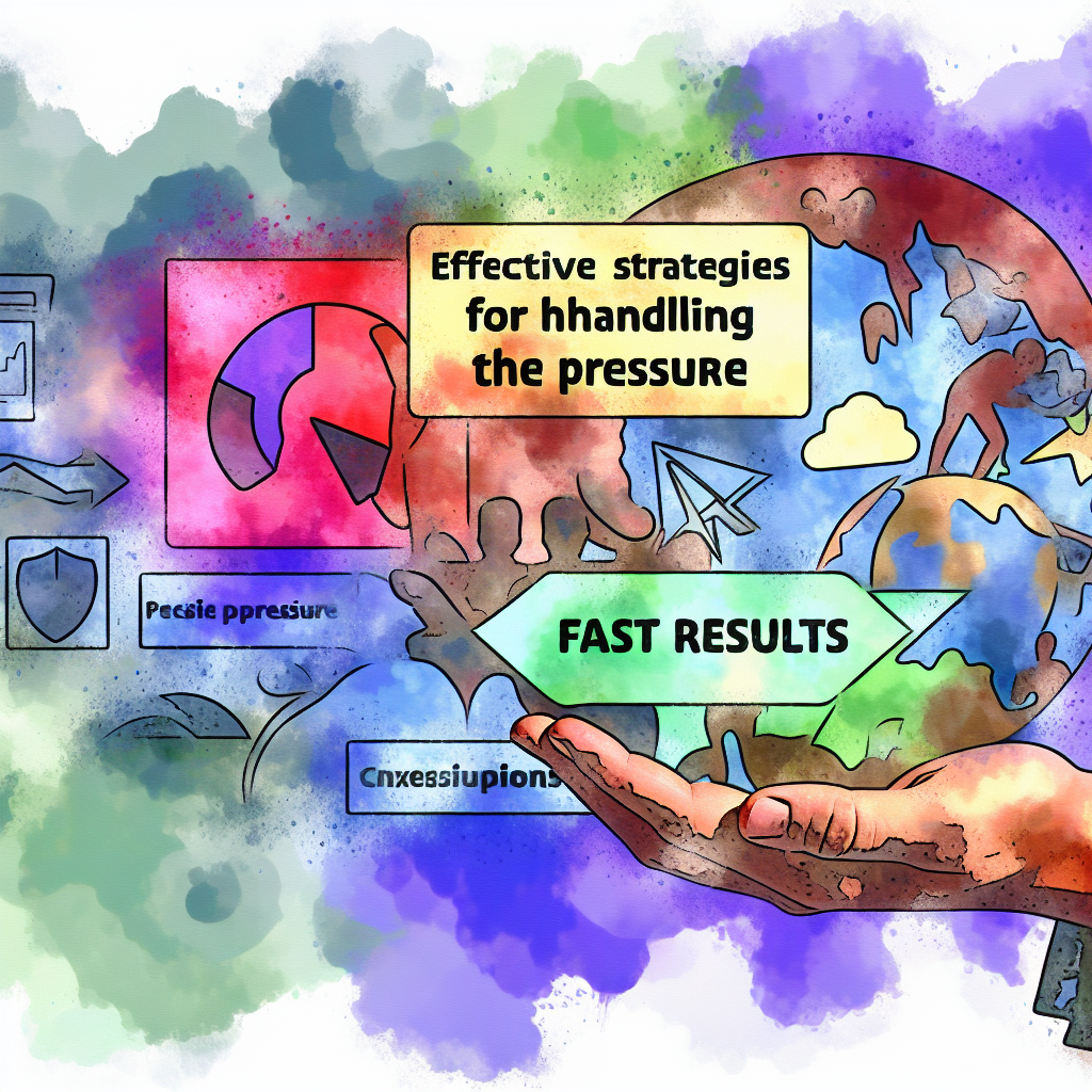 Estratégias Eficazes para Lidar com a Pressão por Resultados Rápidos